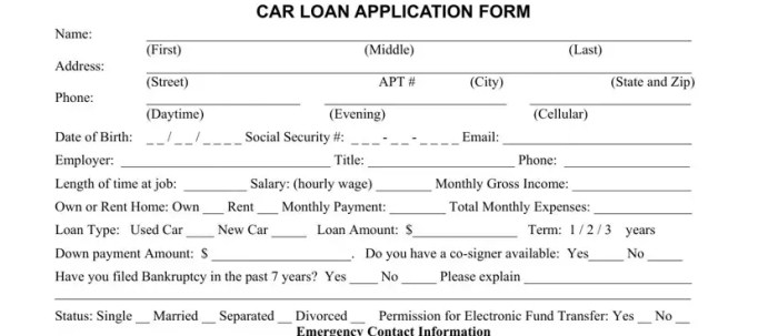 Loan application auto car toy sports stock
